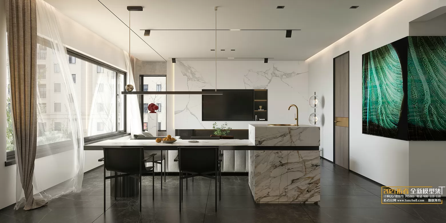 EXTENSION 2021 – 1. LIVING ROOM – 1.1. MODERN STYLES – 04 – CORONA