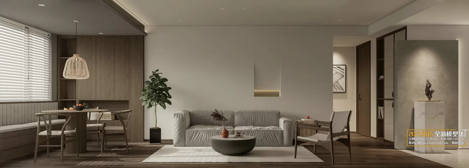 EXTENSION 2021 – 1. LIVING ROOM – 1.1. MODERN STYLES – 123 – CORONA