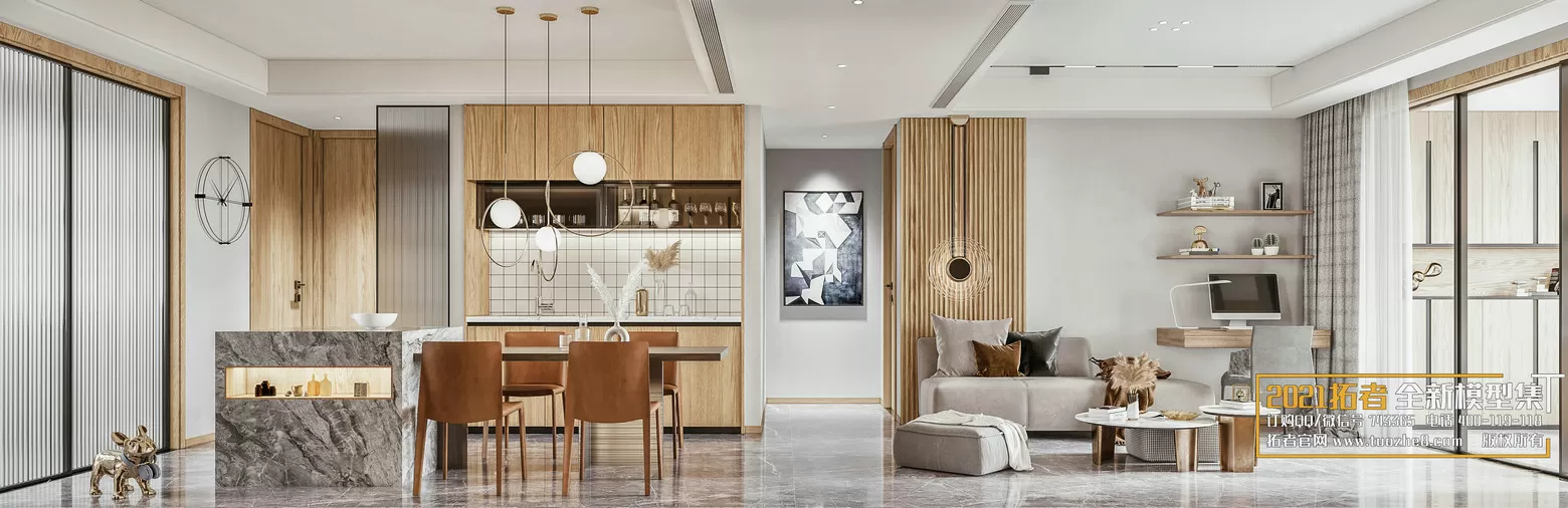 EXTENSION 2021 – 1. LIVING ROOM – 1.1. MODERN STYLES – 127 – CORONA