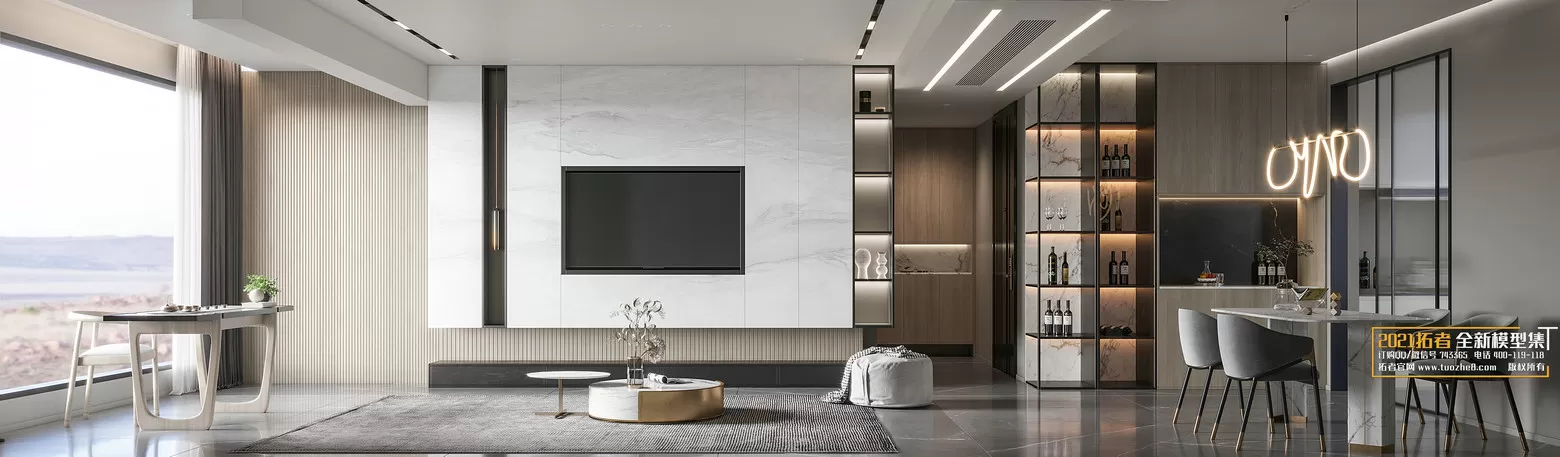 EXTENSION 2021 – 1. LIVING ROOM – 1.1. MODERN STYLES – 129 – CORONA