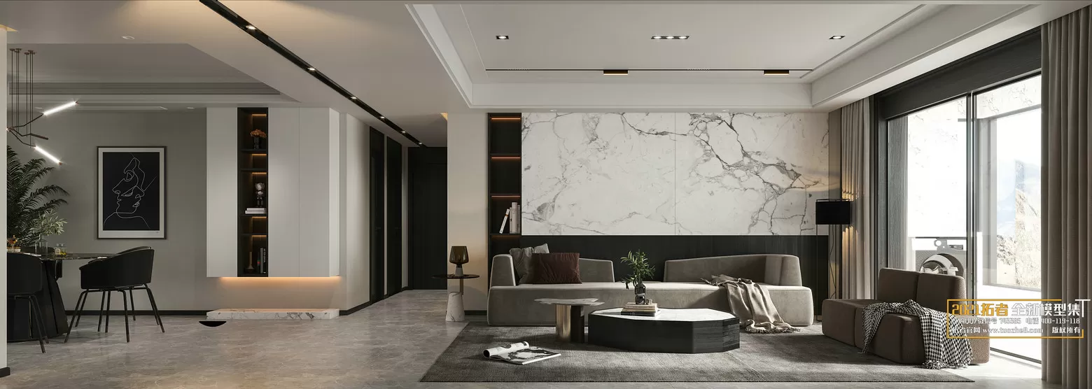 EXTENSION 2021 – 1. LIVING ROOM – 1.1. MODERN STYLES – 13 – CORONA