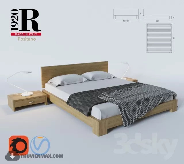 BED 3DSKYMODEL – 487