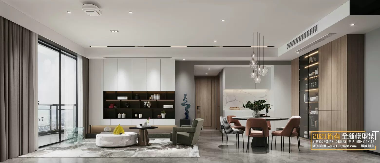 EXTENSION 2021 – 1. LIVING ROOM – 1.1. MODERN STYLES – 14 – CORONA