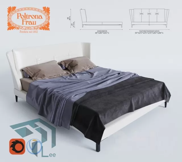 BED 3DSKYMODEL – 488