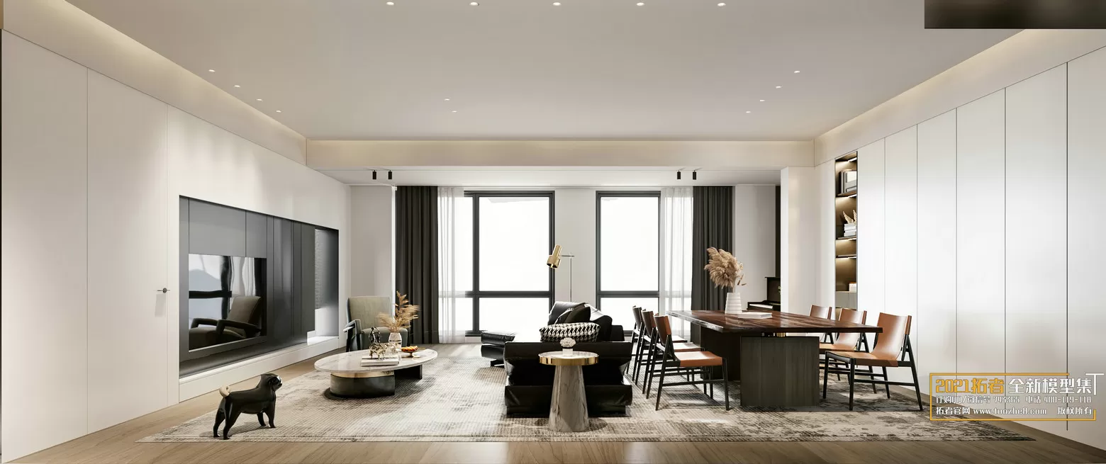 EXTENSION 2021 – 1. LIVING ROOM – 1.1. MODERN STYLES – 141 – CORONA