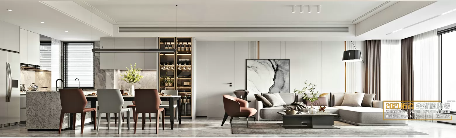 EXTENSION 2021 – 1. LIVING ROOM – 1.1. MODERN STYLES – 144 – CORONA