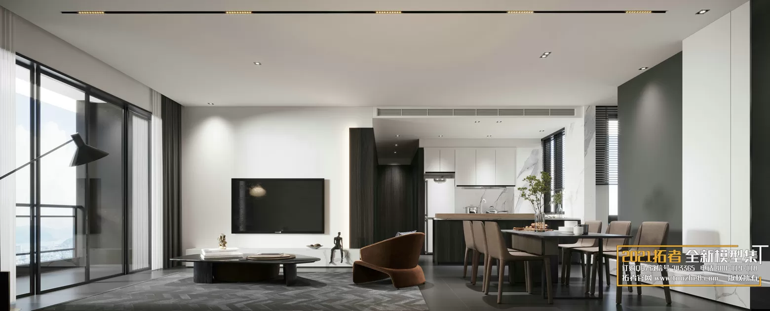 EXTENSION 2021 – 1. LIVING ROOM – 1.1. MODERN STYLES – 15 – CORONA