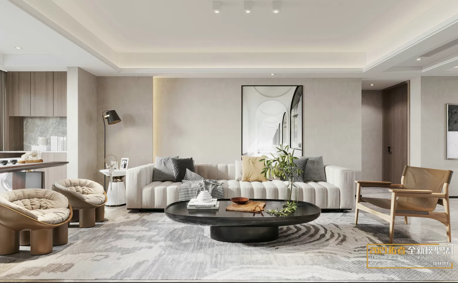 EXTENSION 2021 – 1. LIVING ROOM – 1.1. MODERN STYLES – 16 – CORONA