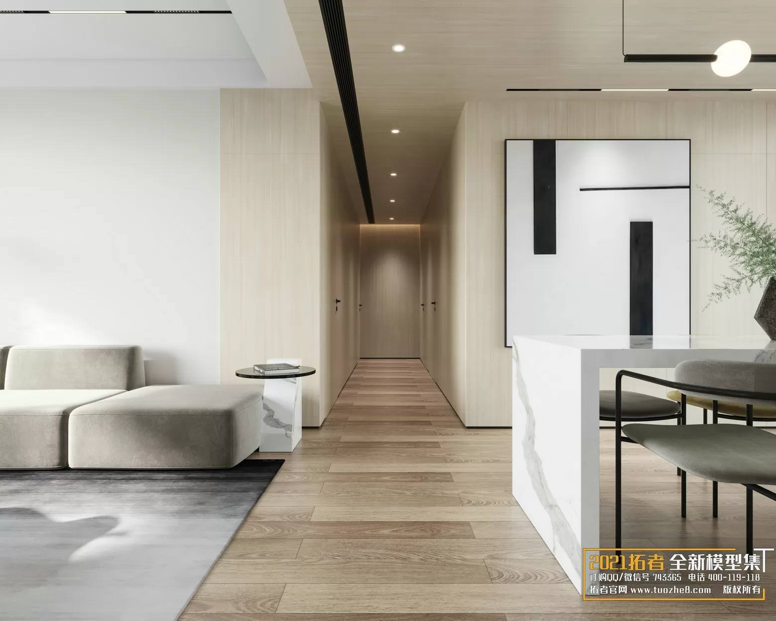 EXTENSION 2021 – 1. LIVING ROOM – 1.1. MODERN STYLES – 177 – CORONA