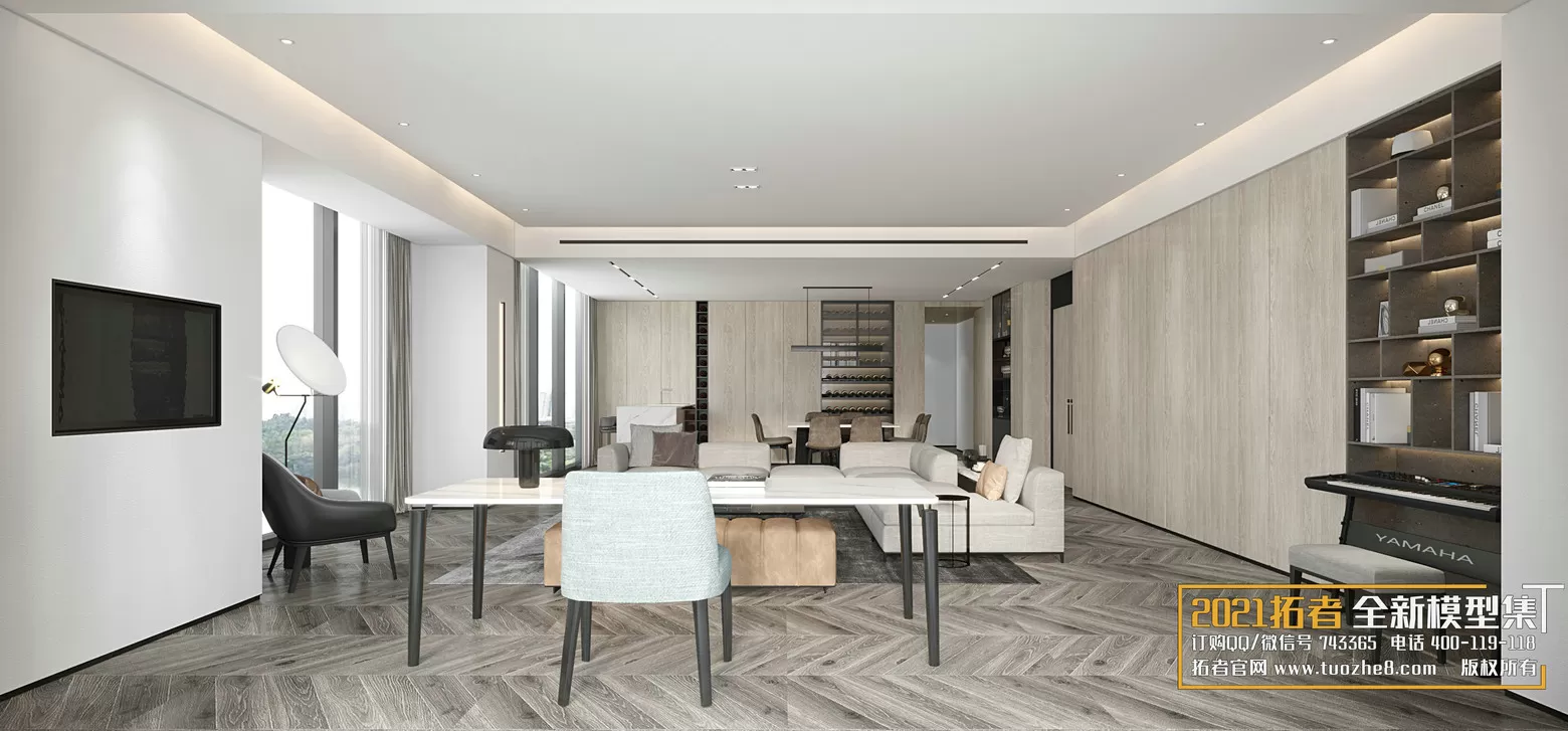 EXTENSION 2021 – 1. LIVING ROOM – 1.1. MODERN STYLES – 18 – CORONA