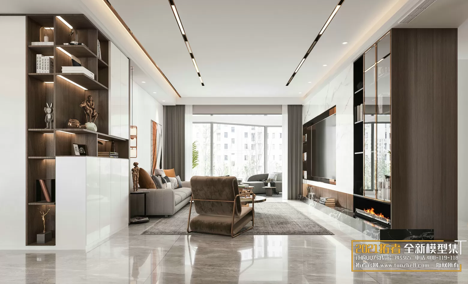 EXTENSION 2021 – 1. LIVING ROOM – 1.1. MODERN STYLES – 181 – CORONA