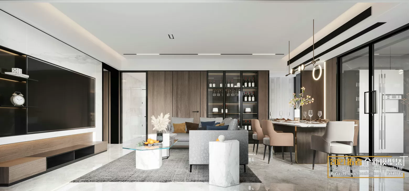 EXTENSION 2021 – 1. LIVING ROOM – 1.1. MODERN STYLES – 187 – CORONA