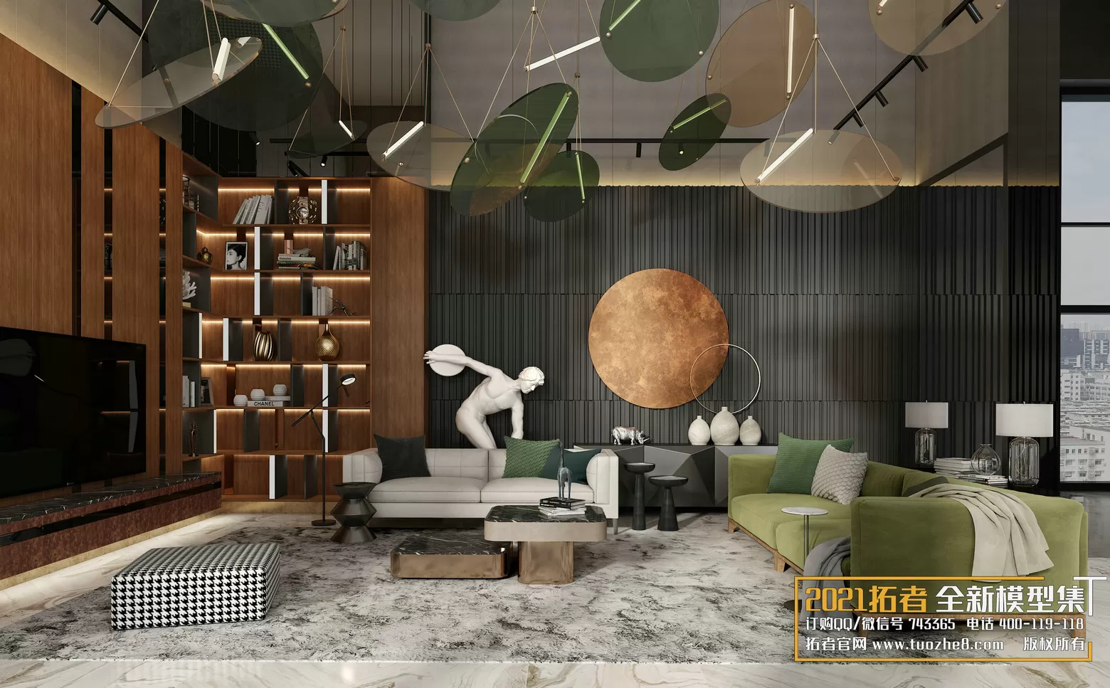 EXTENSION 2021 – 1. LIVING ROOM – 1.1. MODERN STYLES – 202vr – VRAY