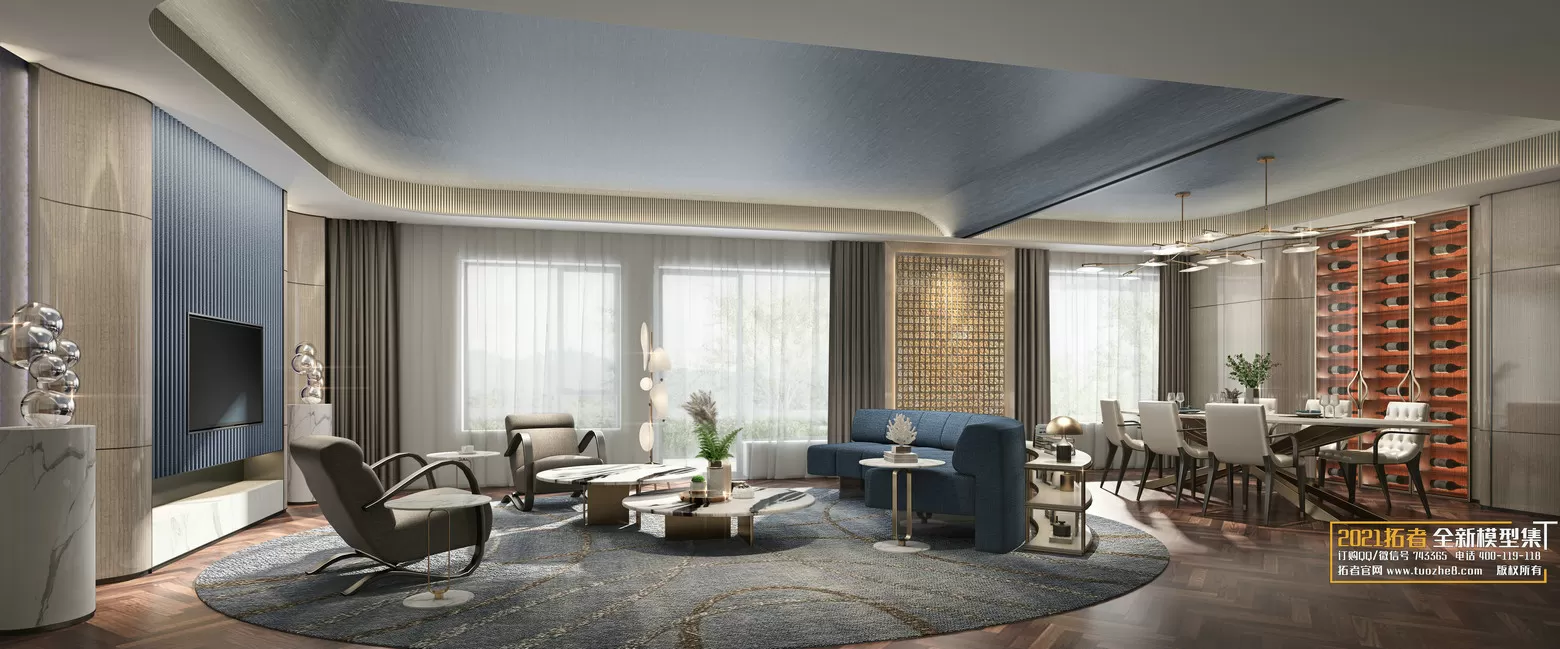 EXTENSION 2021 – 1. LIVING ROOM – 1.1. MODERN STYLES – 223vr – VRAY EXTENSION 2021 – 1. LIVING ROOM – 1.1. MODERN STYLES – 223vr – VRAY