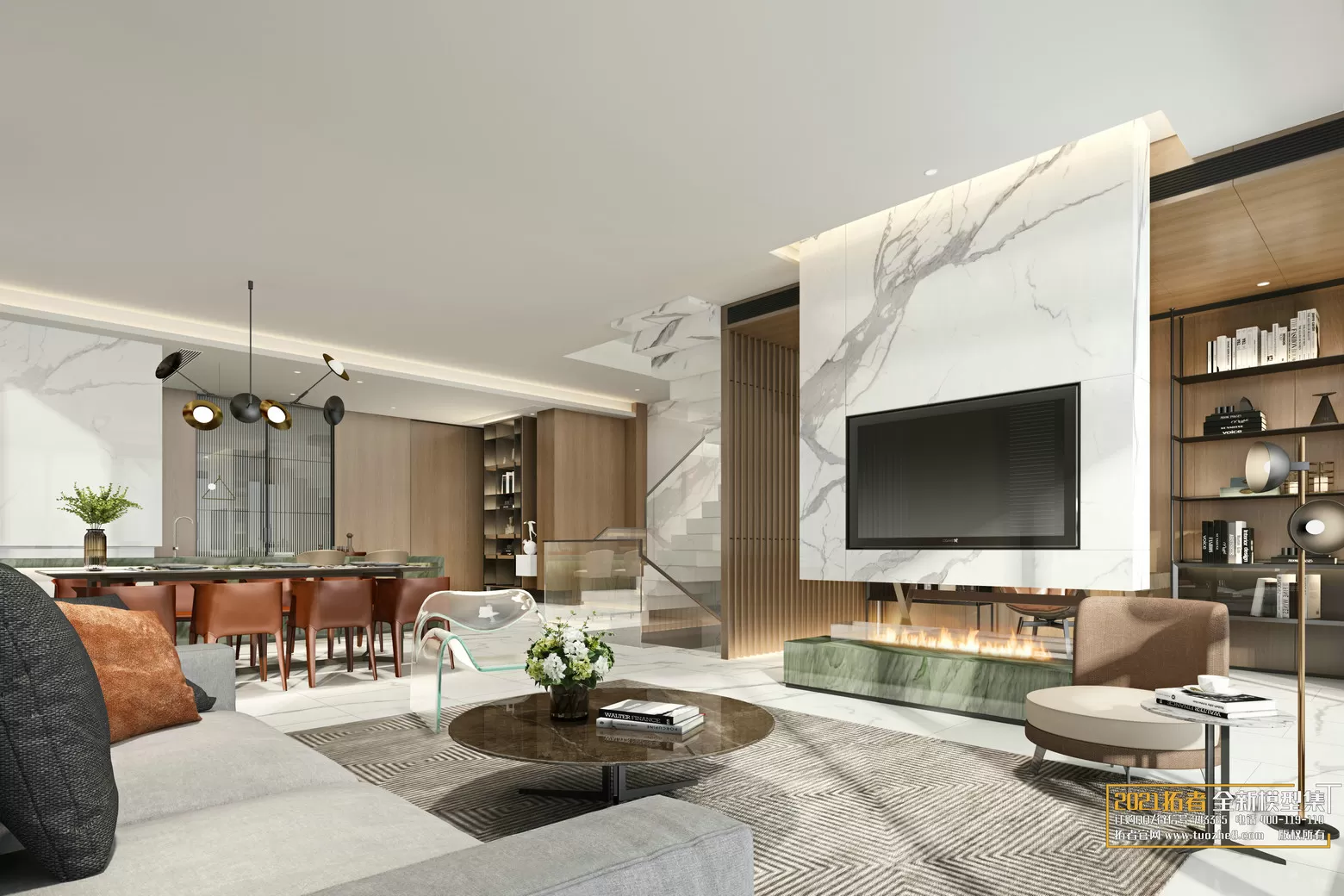 EXTENSION 2021 – 1. LIVING ROOM – 1.1. MODERN STYLES – 225vr – VRAY EXTENSION 2021 – 1. LIVING ROOM – 1.1. MODERN STYLES – 225vr – VRAY