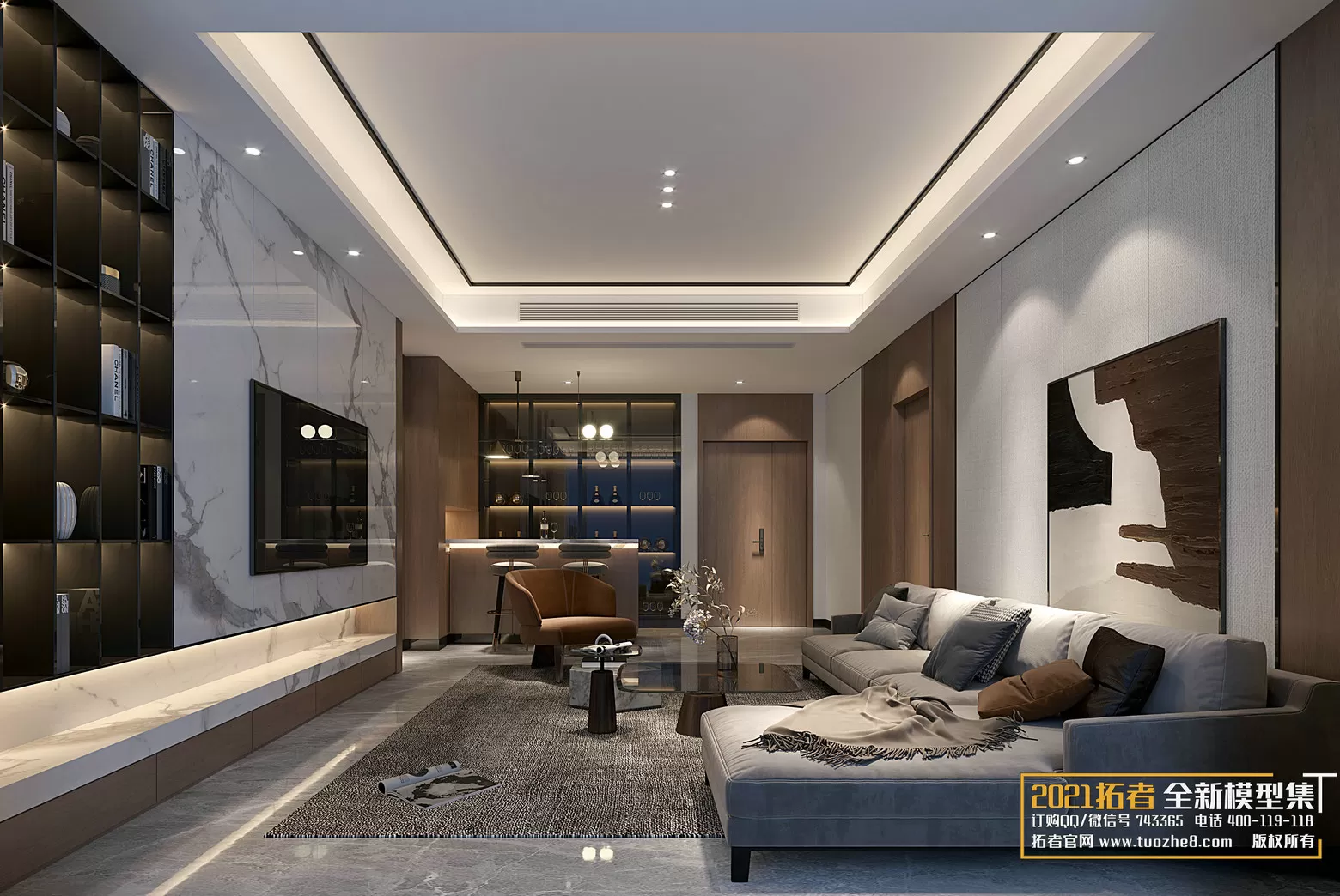 EXTENSION 2021 – 1. LIVING ROOM – 1.1. MODERN STYLES – 71 – CORONA