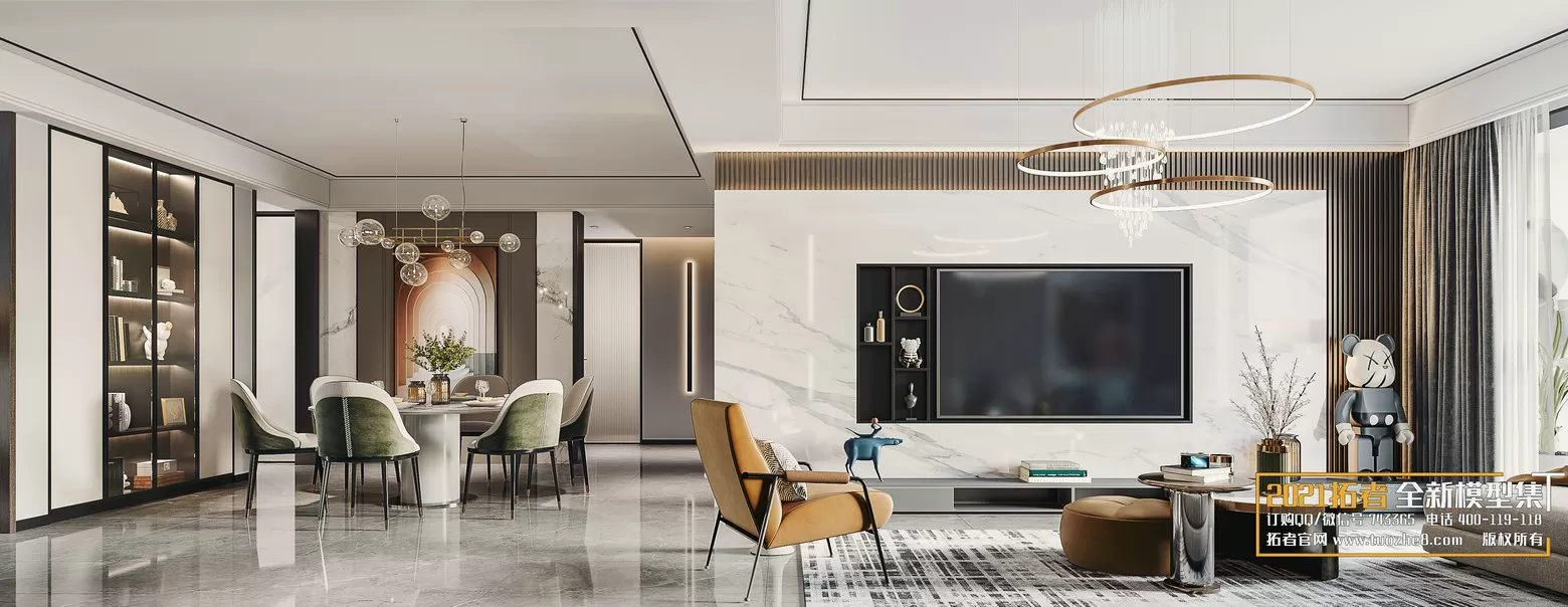 EXTENSION 2021 – 1. LIVING ROOM – 1.1. MODERN STYLES – 85 – CORONA