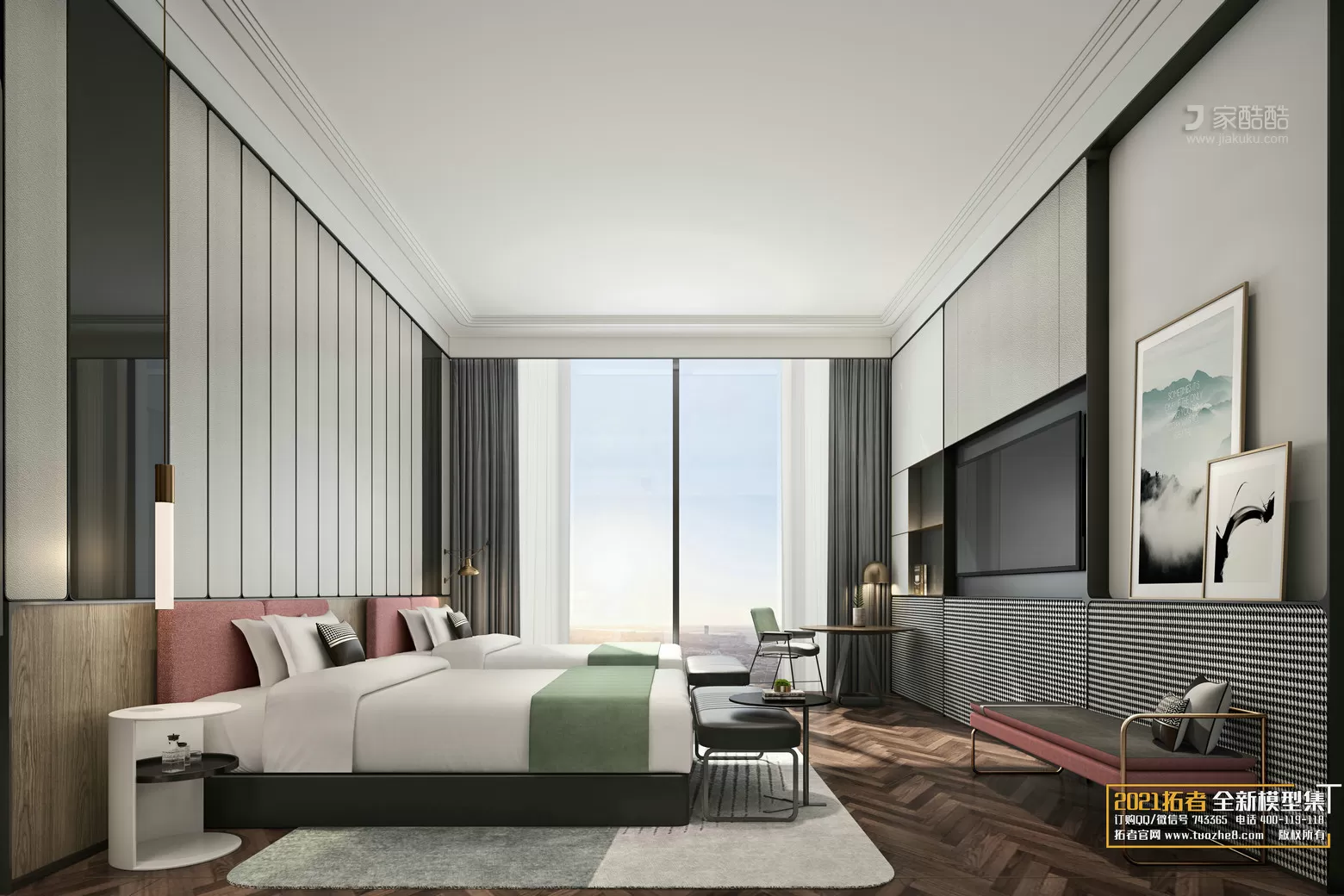 EXTENSION 2021 – 13. HOTEL ROOM – 11vr – VRAY