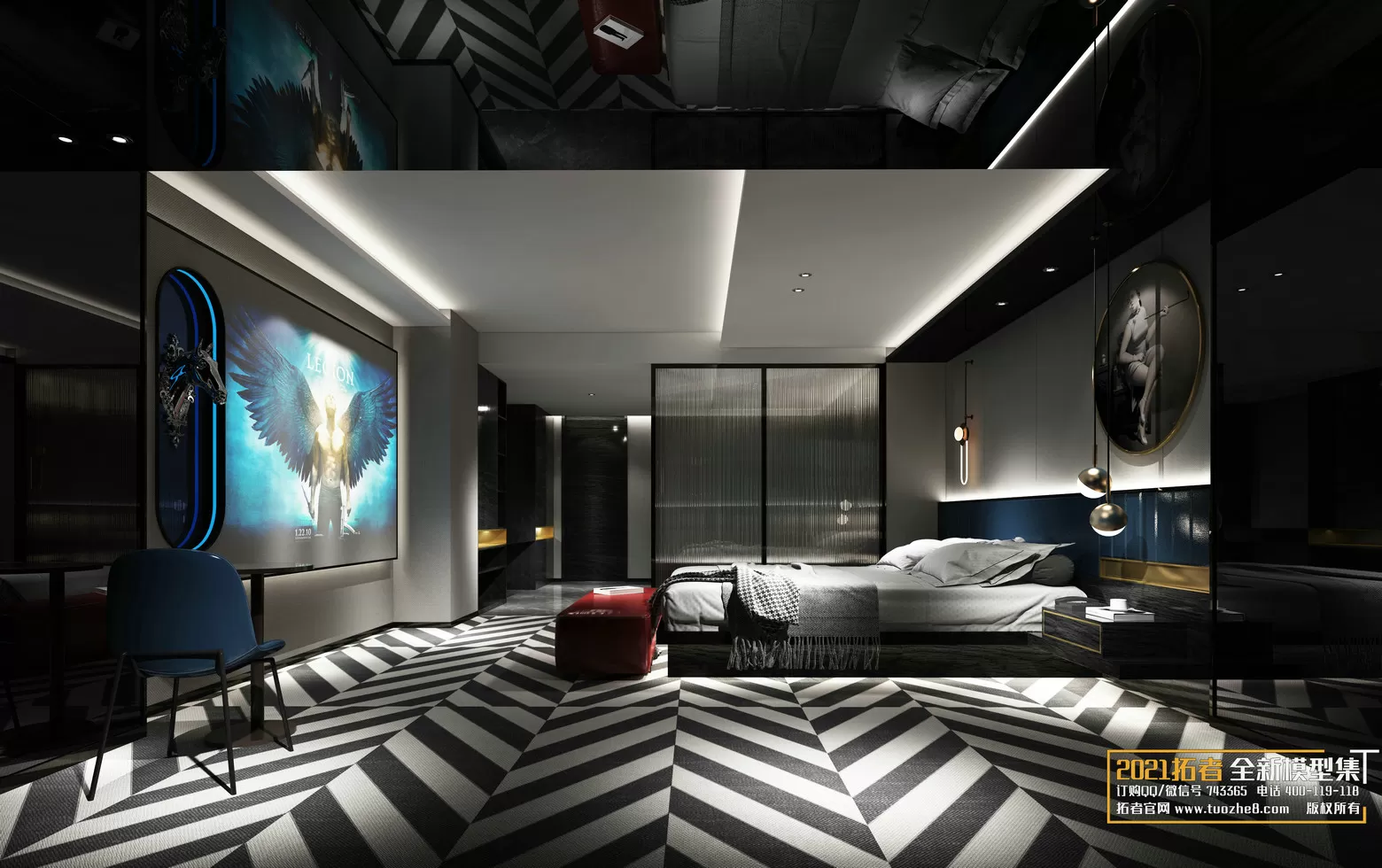 EXTENSION 2021 – 2. BEDROOM – 1.MODERN STYLES – 199vr – VRAY EXTENSION 2021 – 2. BEDROOM – 1.MODERN STYLES – 199vr – VRAY