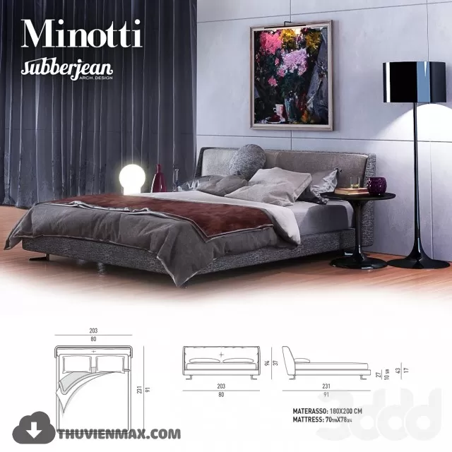 BED 3DSKYMODEL – 542