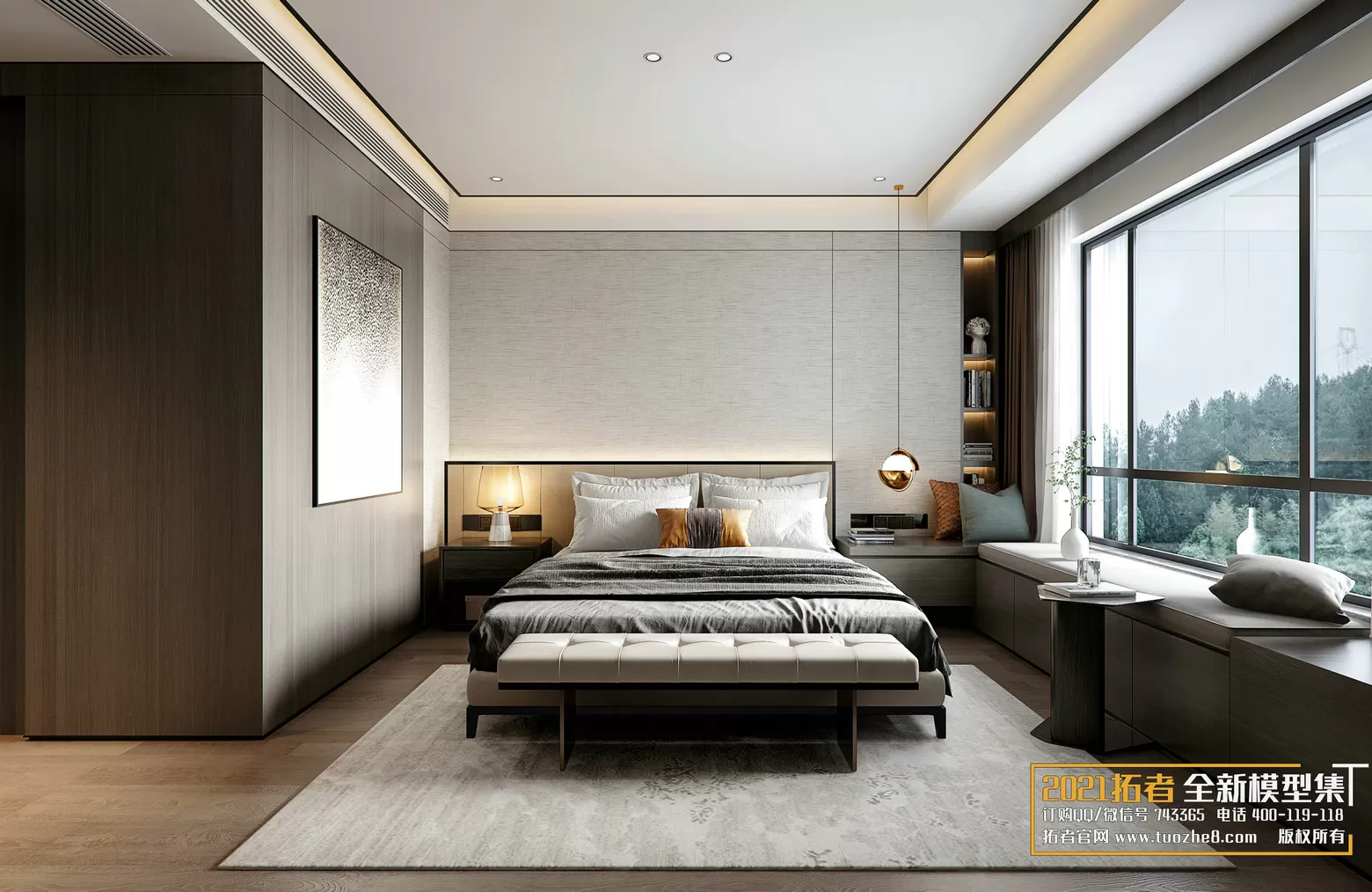 EXTENSION 2021 – 2. BEDROOM – 2.CHINESE STYLES – 21vr – VRAY