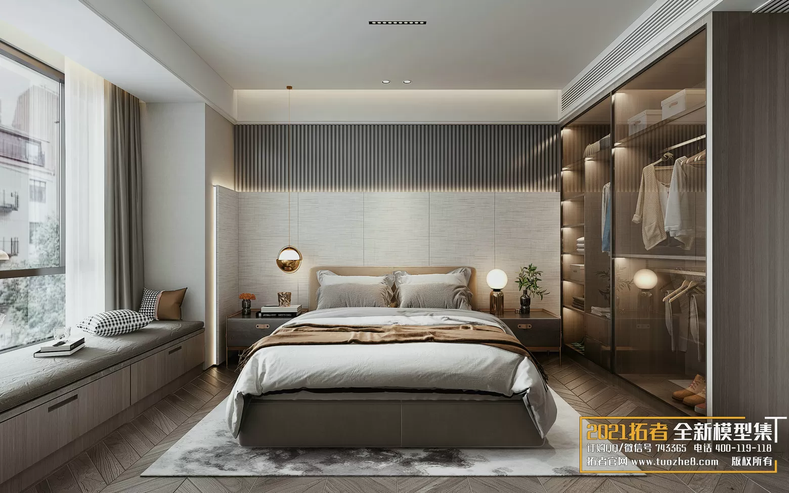 EXTENSION 2021 – 2. BEDROOM – 2.CHINESE STYLES – 25vr – VRAY