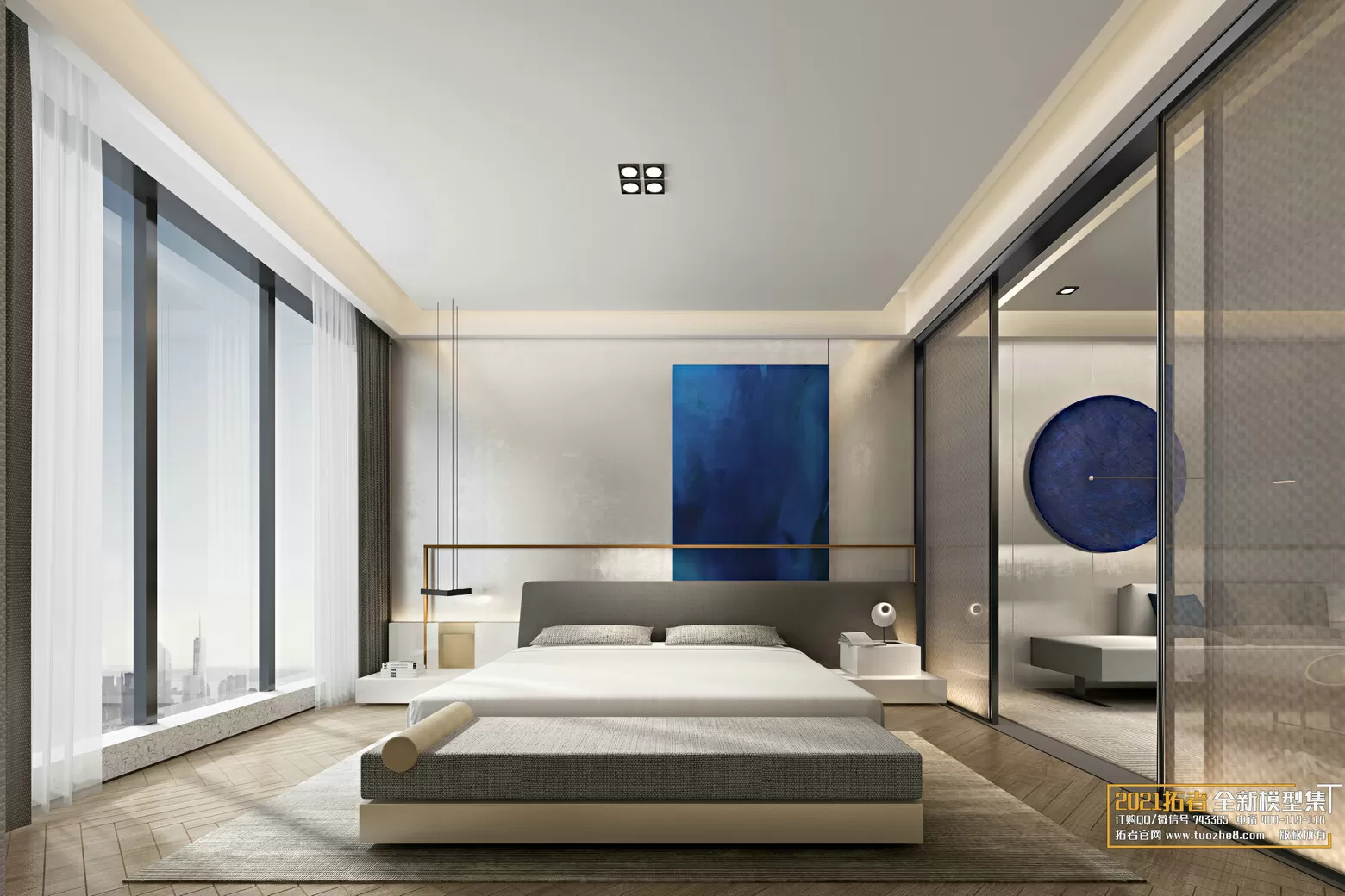 EXTENSION 2021 – 2. BEDROOM – 2.CHINESE STYLES – 27vr – VRAY