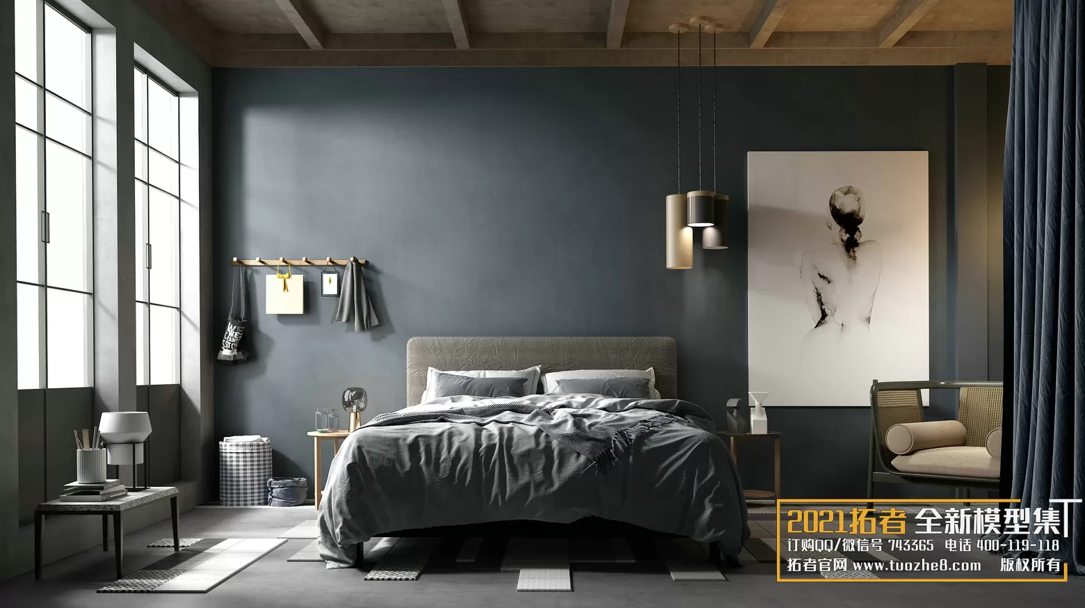 EXTENSION 2021 – 2. BEDROOM – 3.EUROPEAN STYLES – 15vr – VRAY