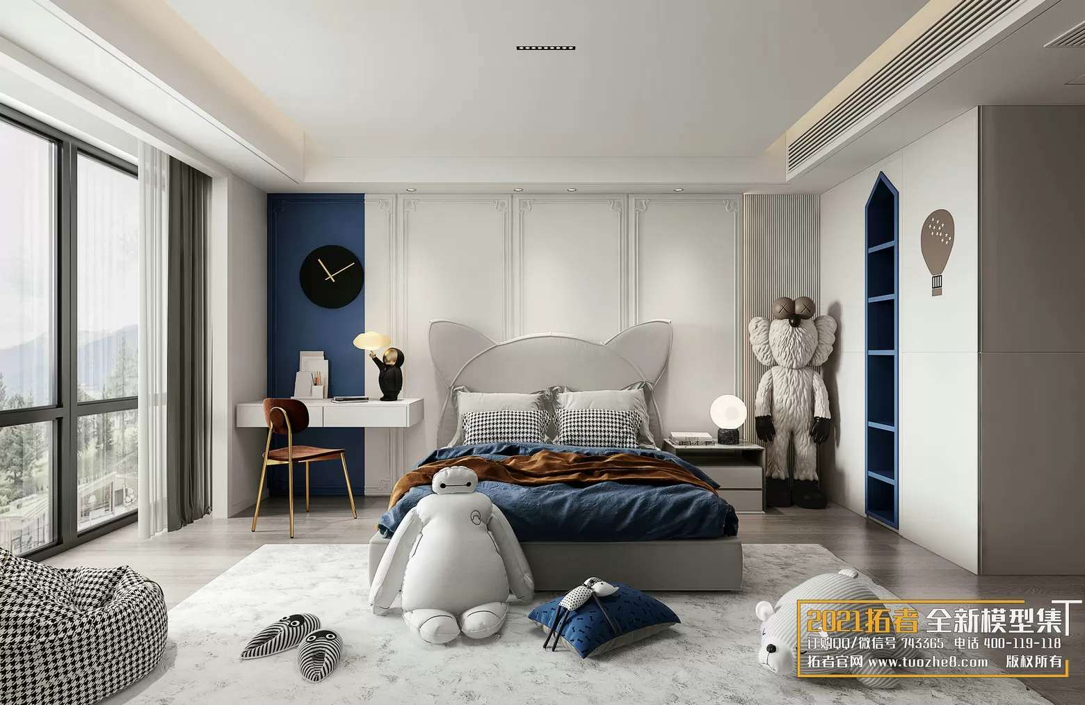 EXTENSION 2021 – 3. CHILDREN ROOM – 29vr – VRAY