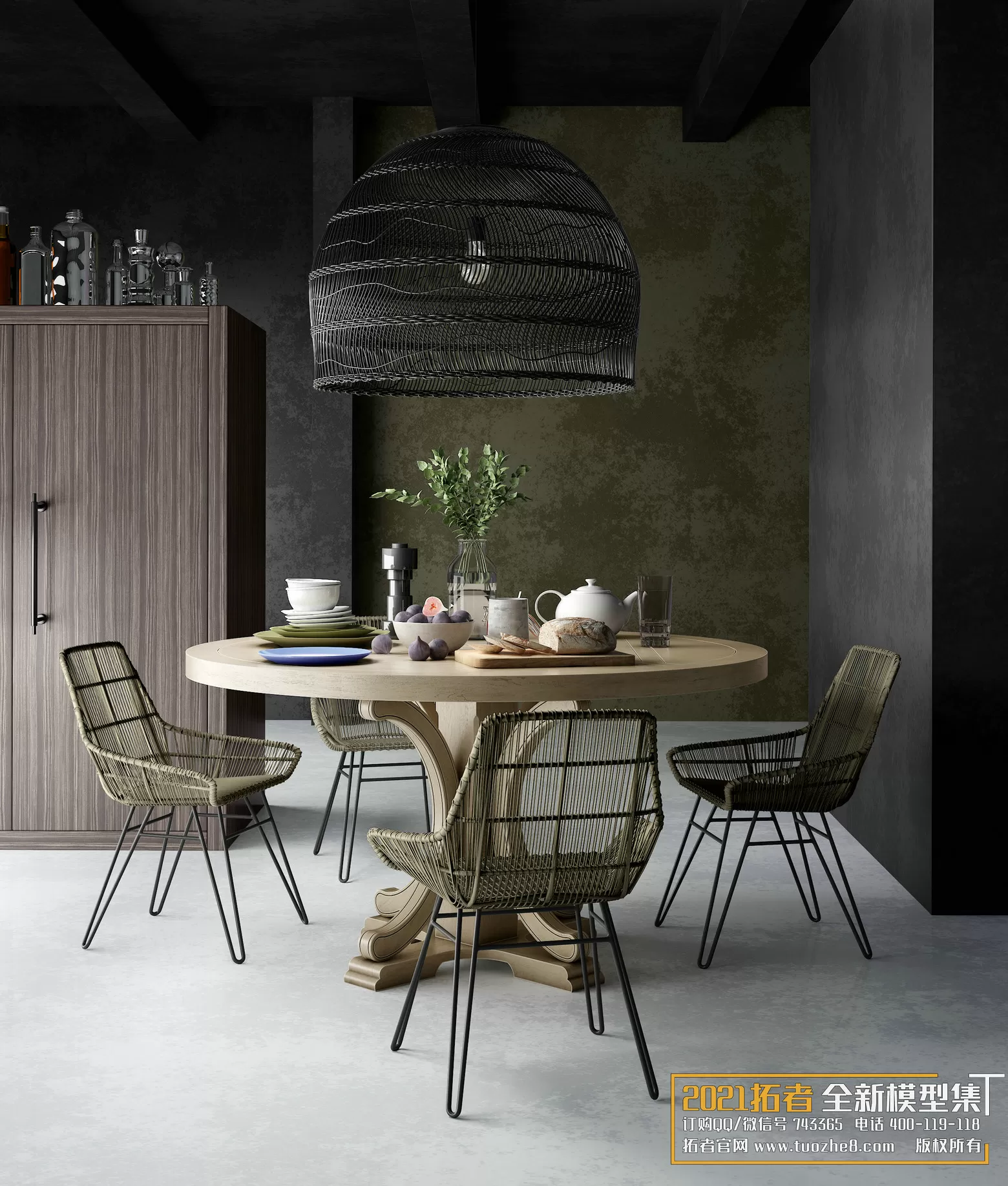 EXTENSION 2021 – 5. KITCHEN – DINING – 27vr – VRAY