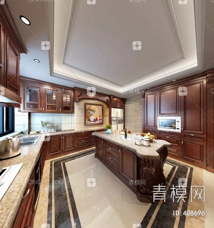 Kitchen 3D Models – Pro 017