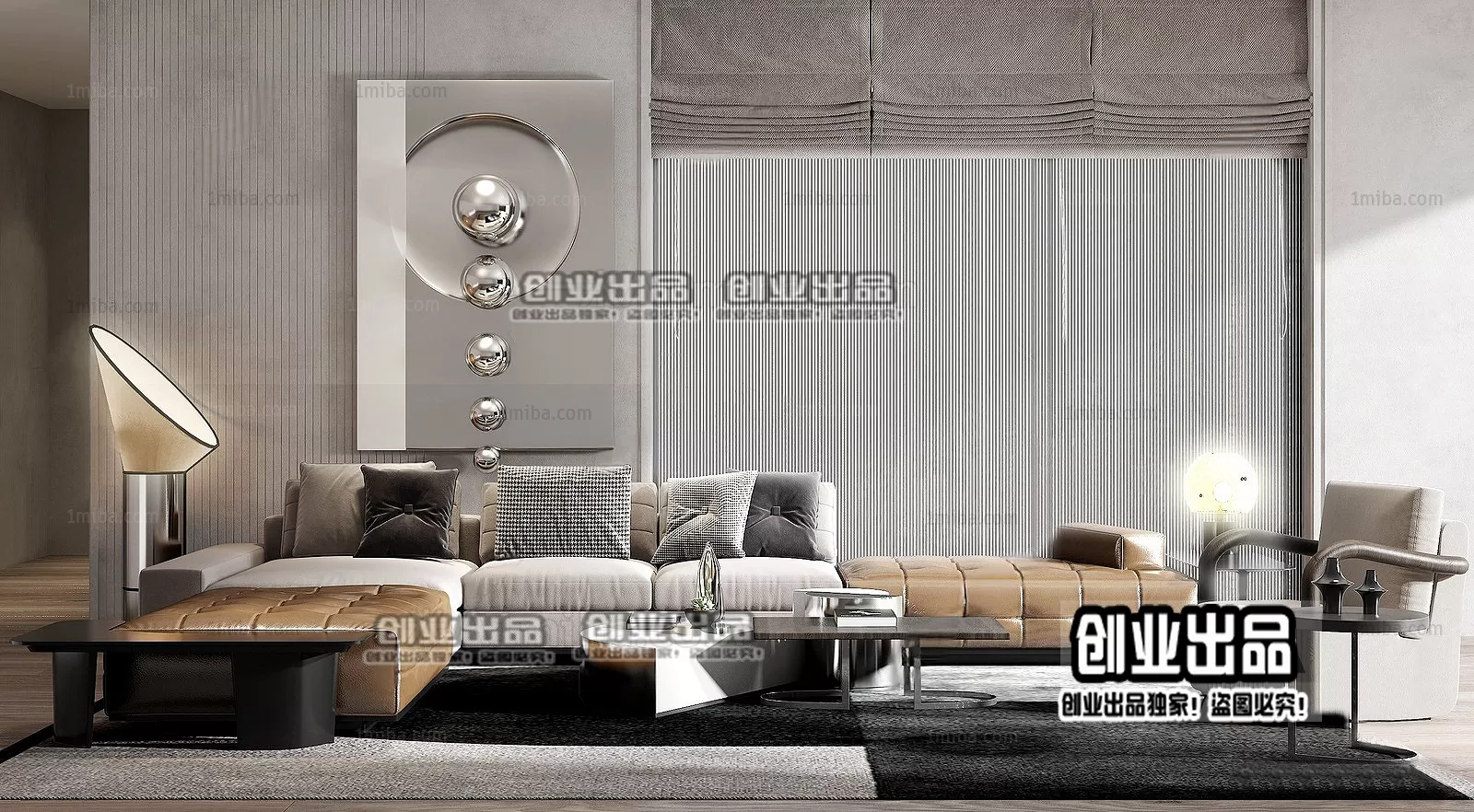 SOFA – 102 – FURNITURE 3D MODELS 2022 (VRAY)