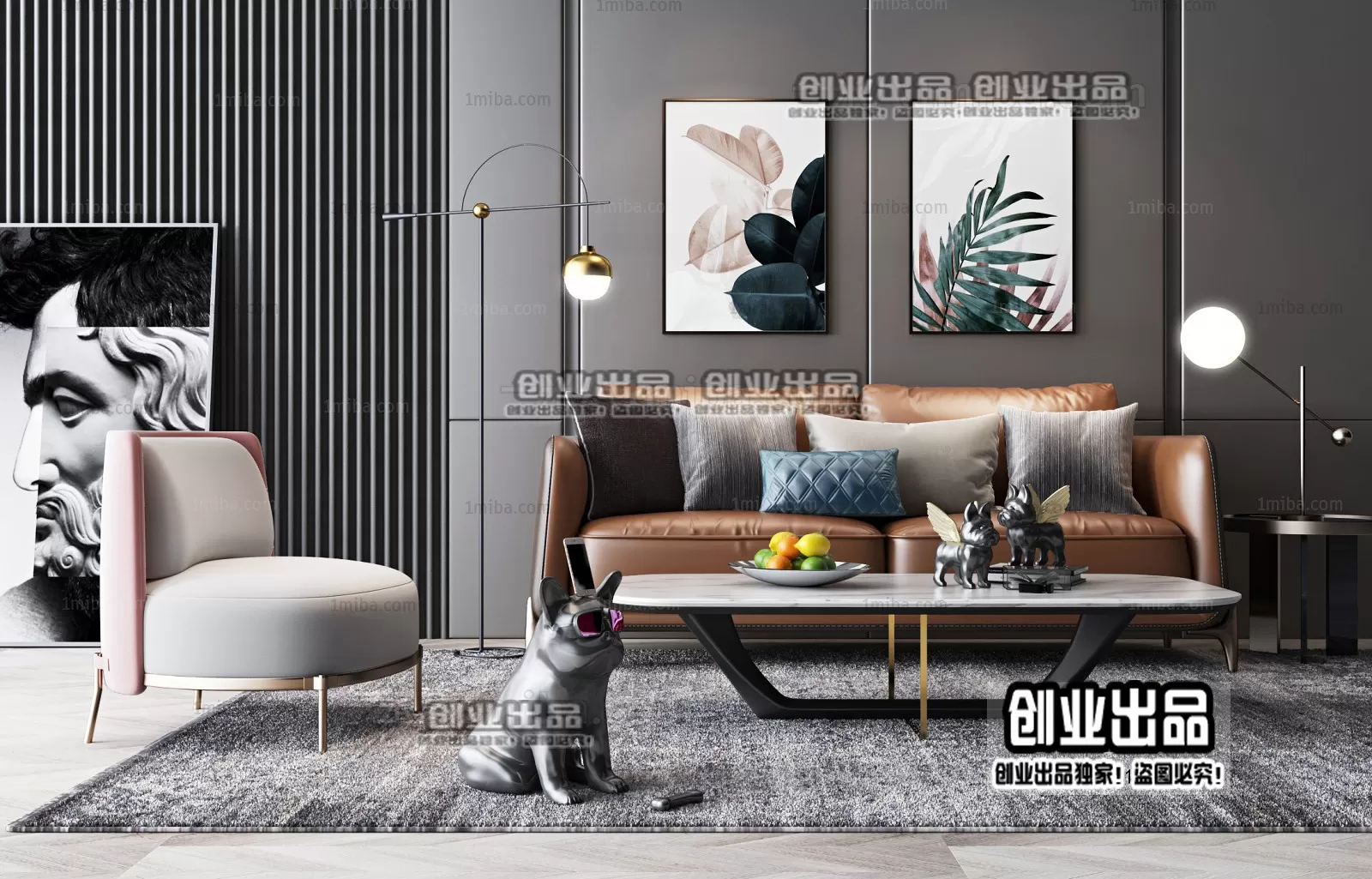 SOFA – 112 – FURNITURE 3D MODELS 2022 (VRAY)