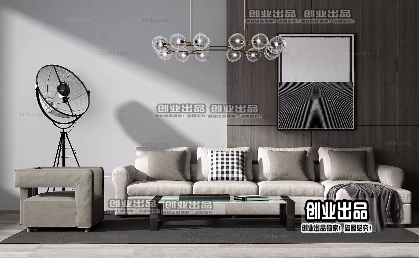 SOFA – 116 – FURNITURE 3D MODELS 2022 (VRAY)