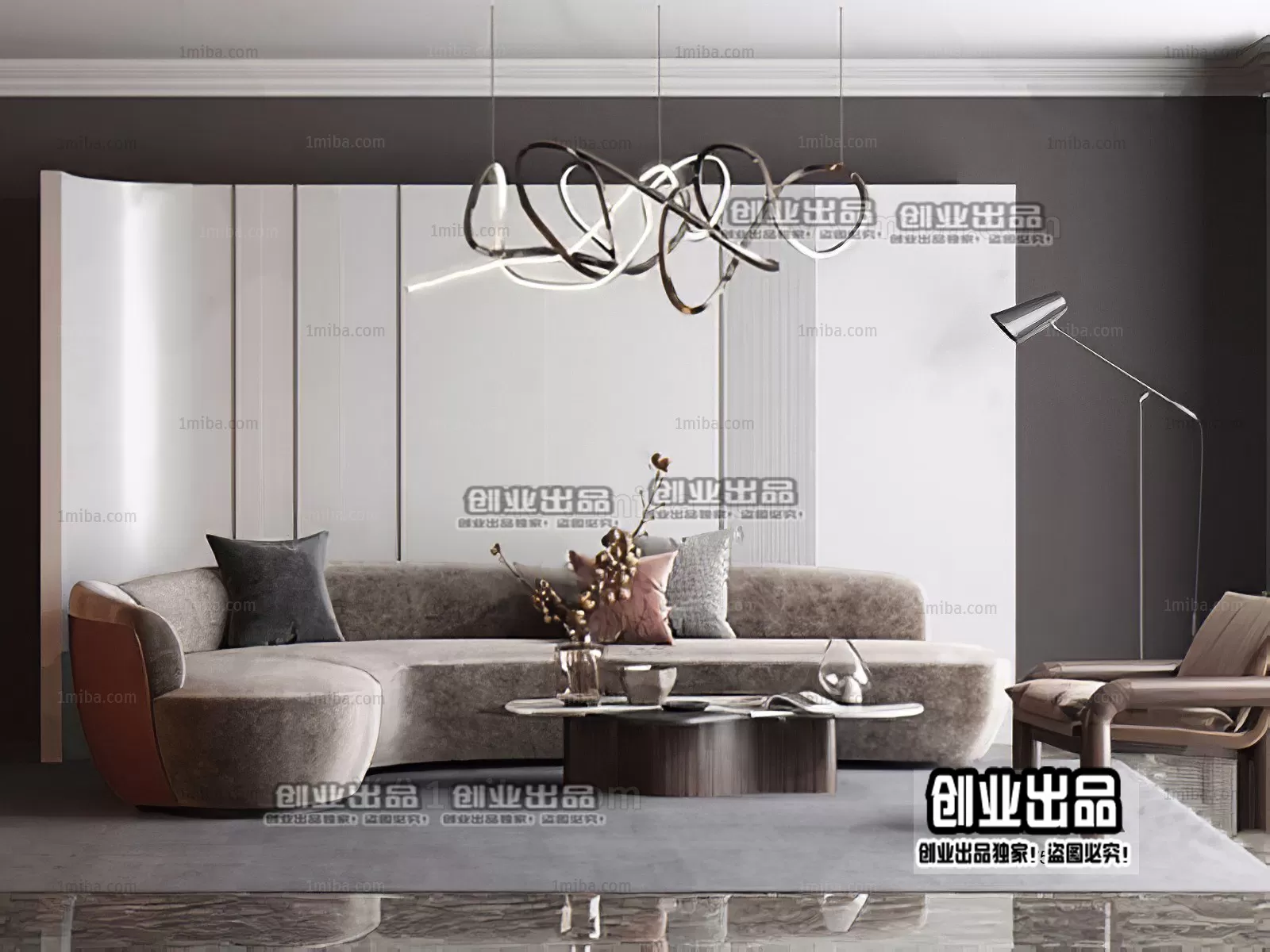 SOFA – 122 – FURNITURE 3D MODELS 2022 (VRAY)