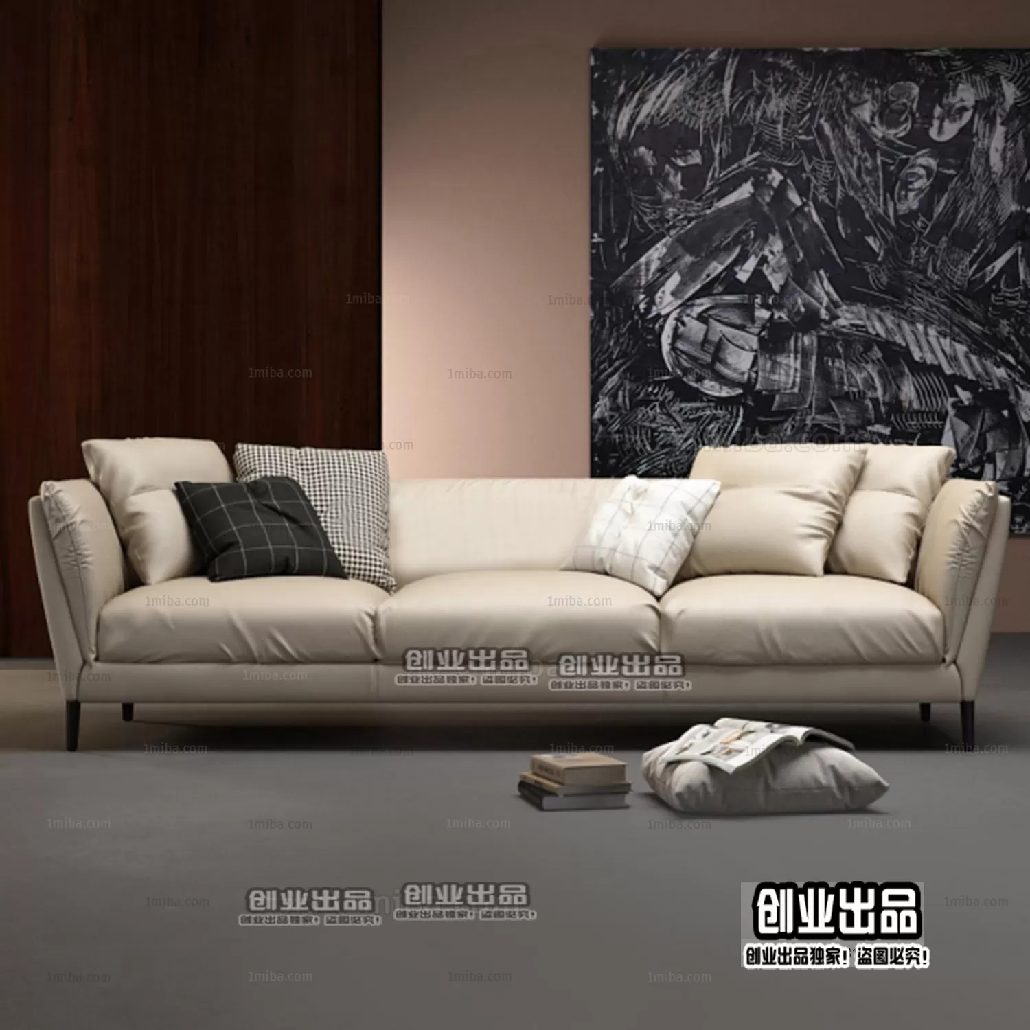 SOFA – 130 – FURNITURE 3D MODELS 2022 (VRAY)