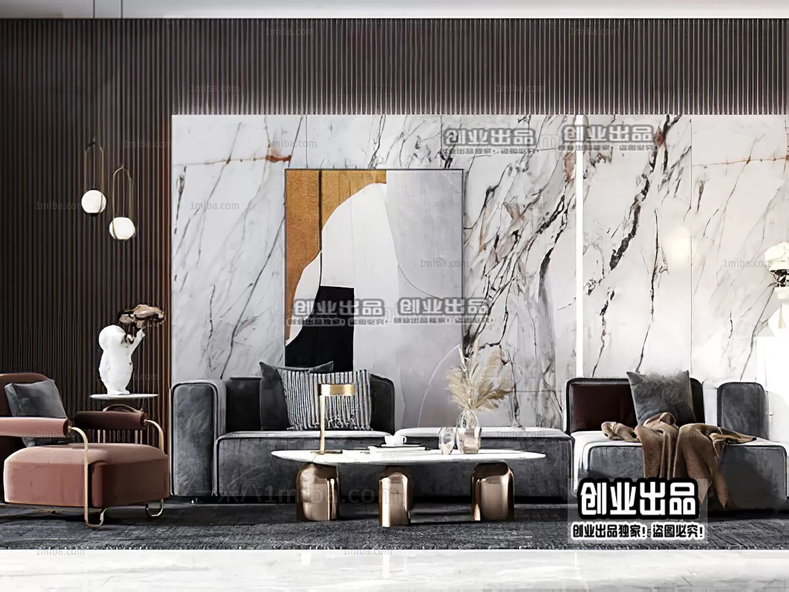 SOFA – 132 – FURNITURE 3D MODELS 2022 (VRAY)