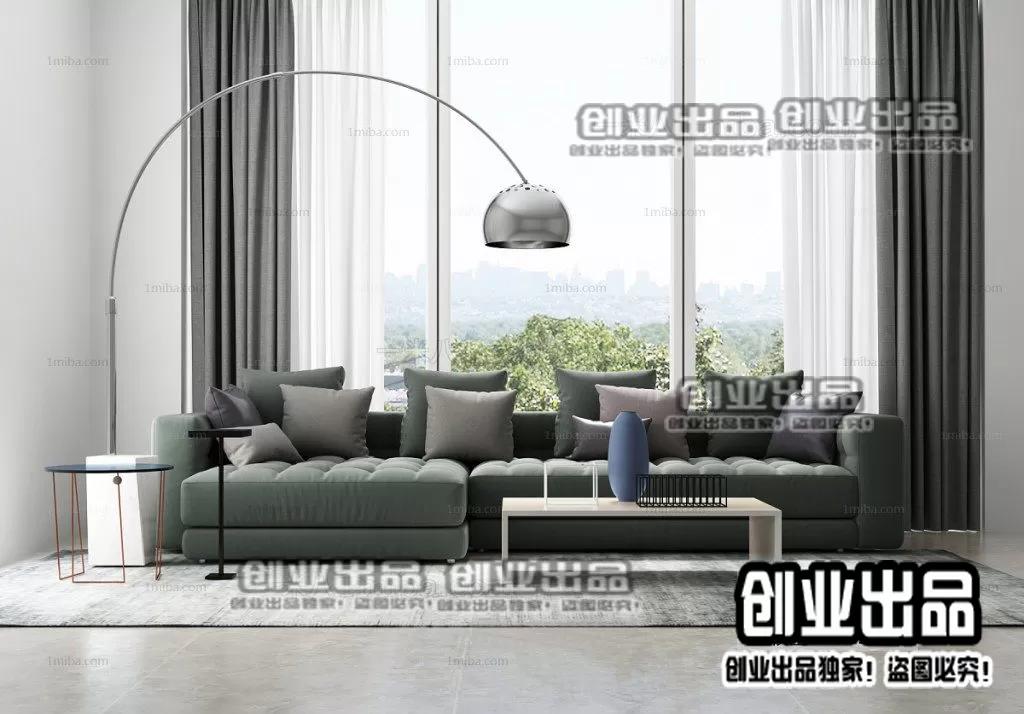 SOFA – 138 – FURNITURE 3D MODELS 2022 (VRAY)