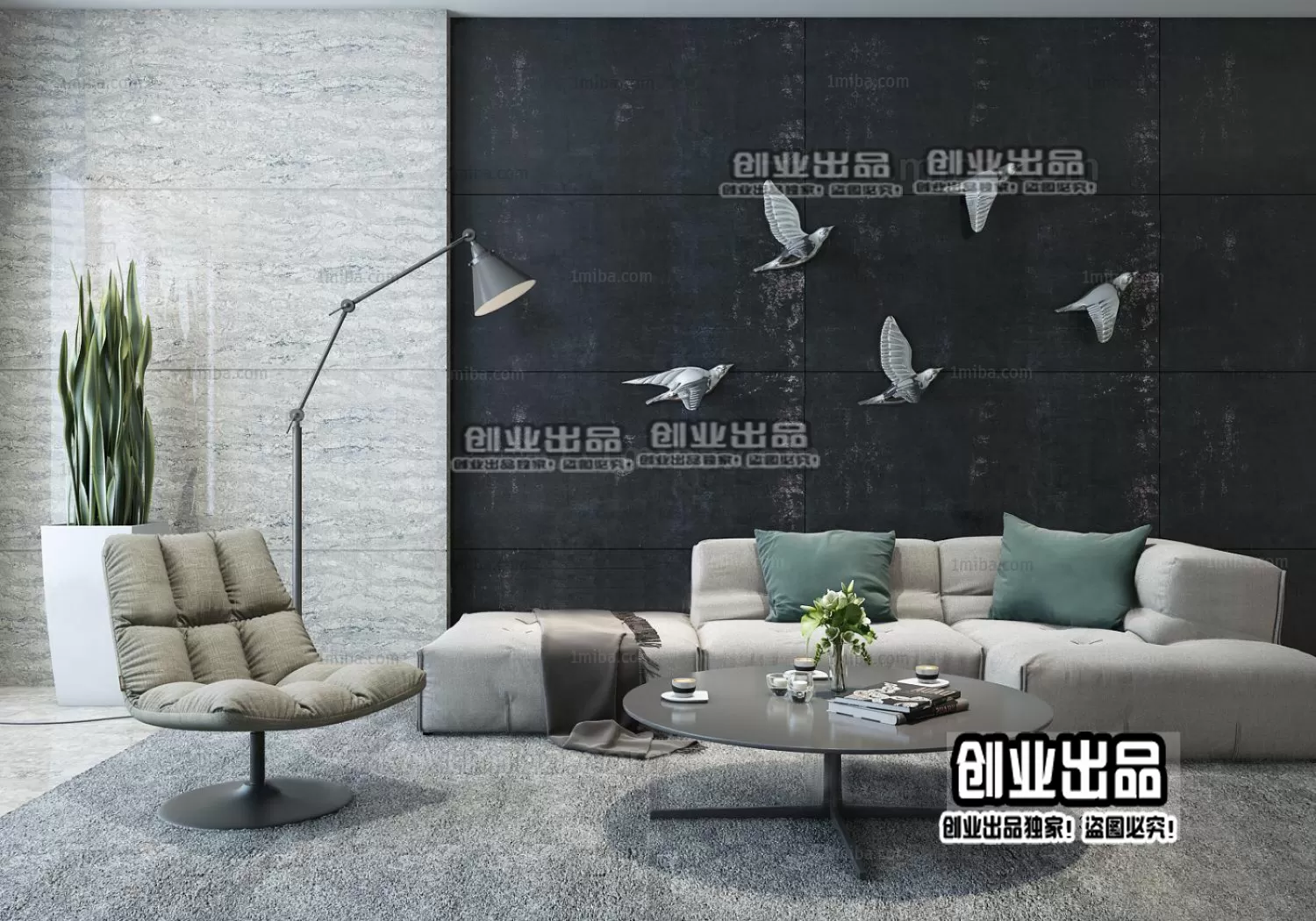 SOFA – 139 – FURNITURE 3D MODELS 2022 (VRAY)