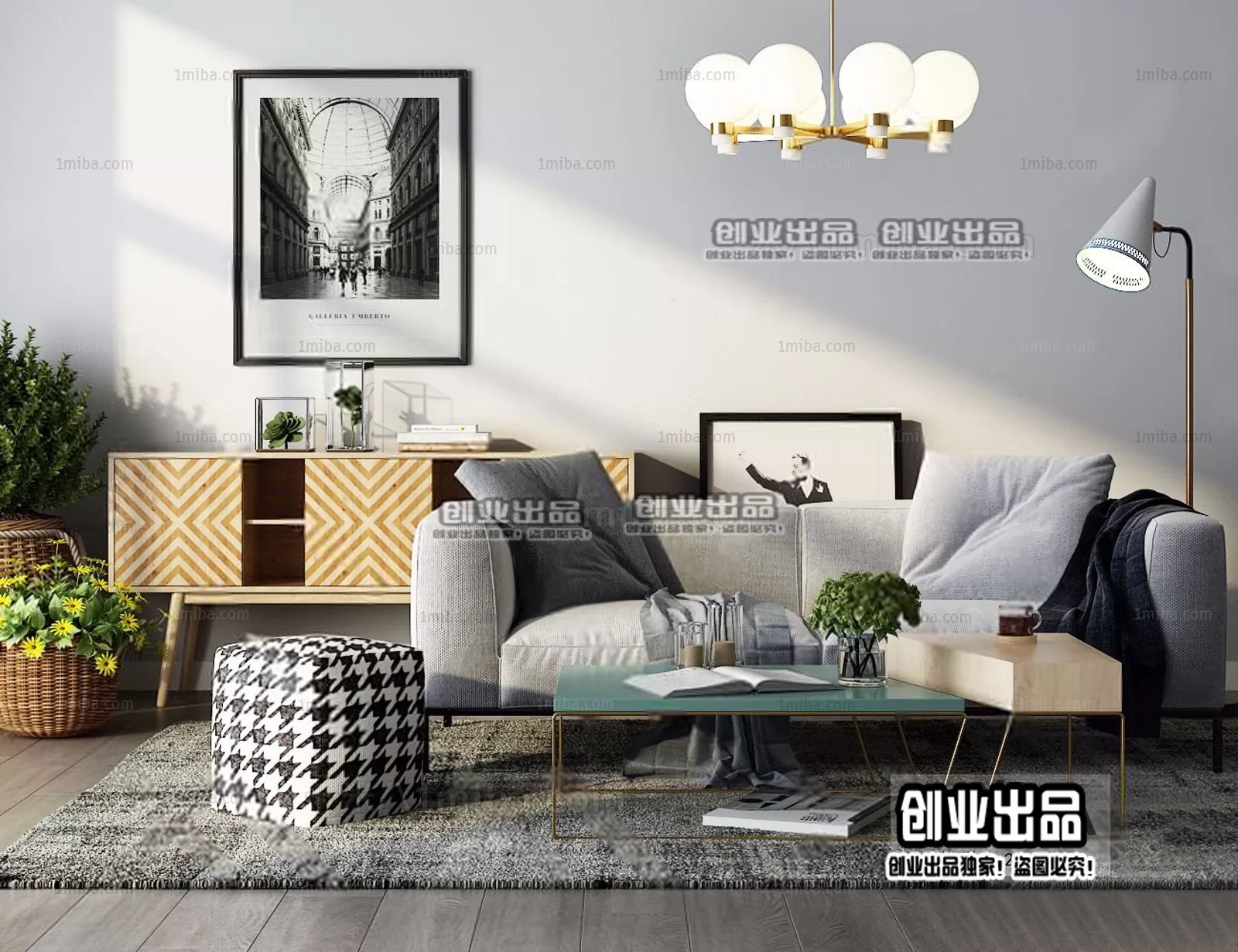 SOFA – 143 – FURNITURE 3D MODELS 2022 (VRAY)