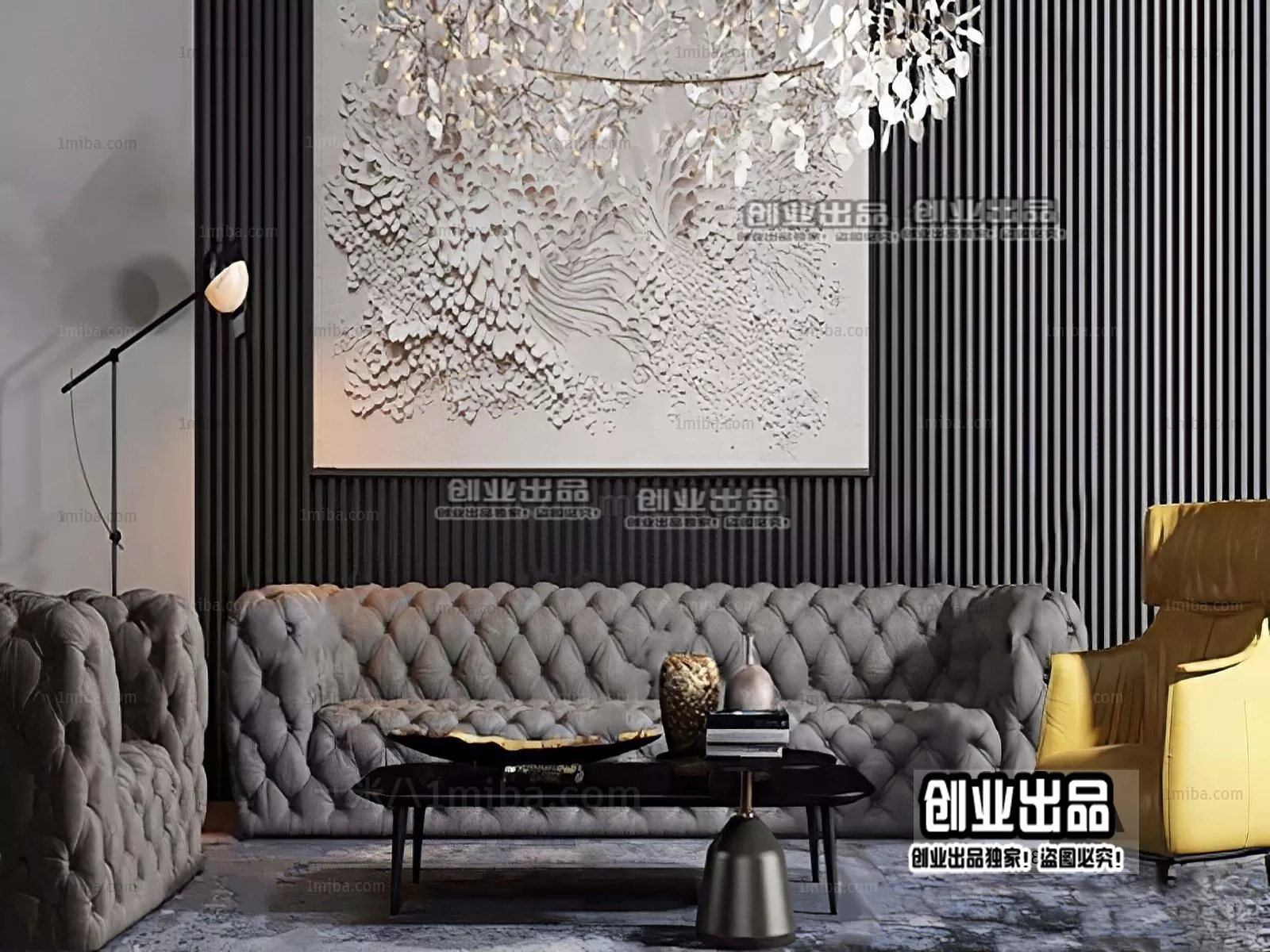 SOFA – 147 – FURNITURE 3D MODELS 2022 (VRAY)