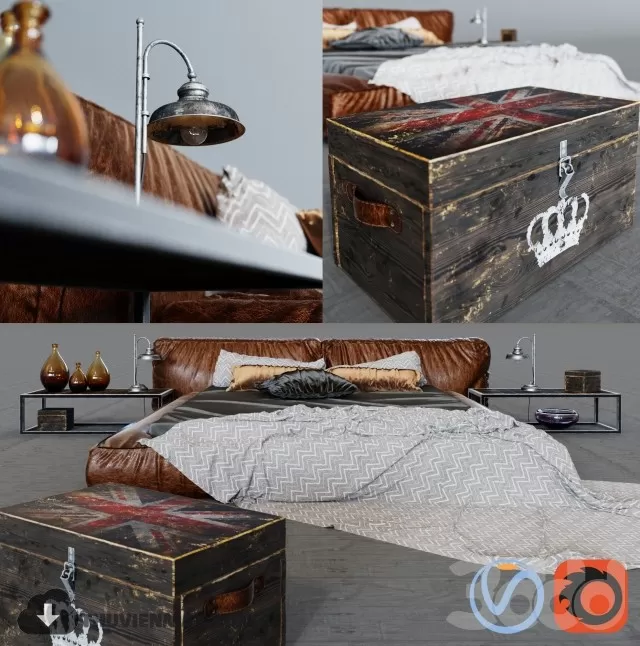 BED 3DSKYMODEL – 611