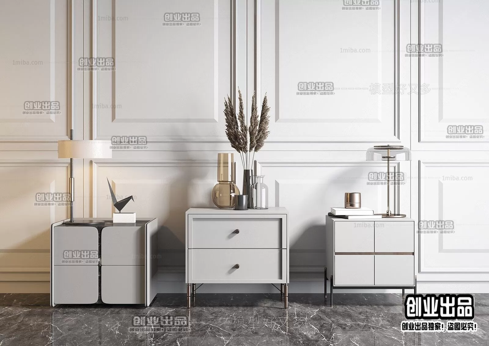 BED – B21 – FURNITURE 3D MODELS 2022 (VRAY)