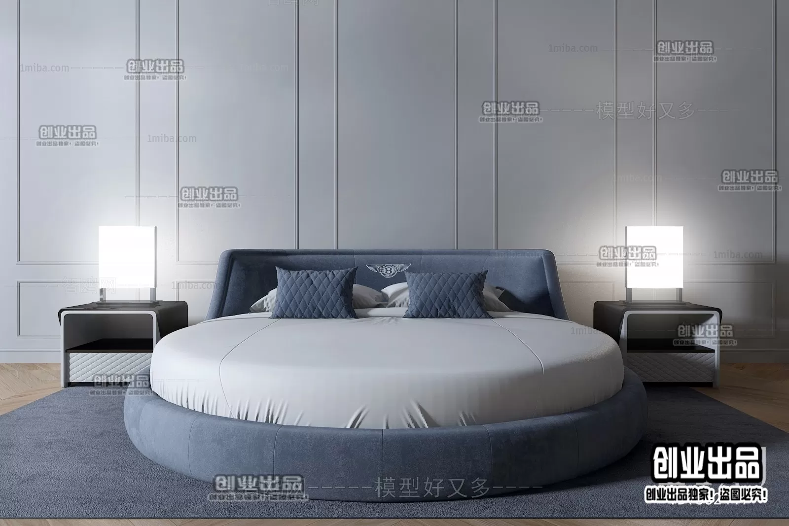 BED – B40 – FURNITURE 3D MODELS 2022 (VRAY)