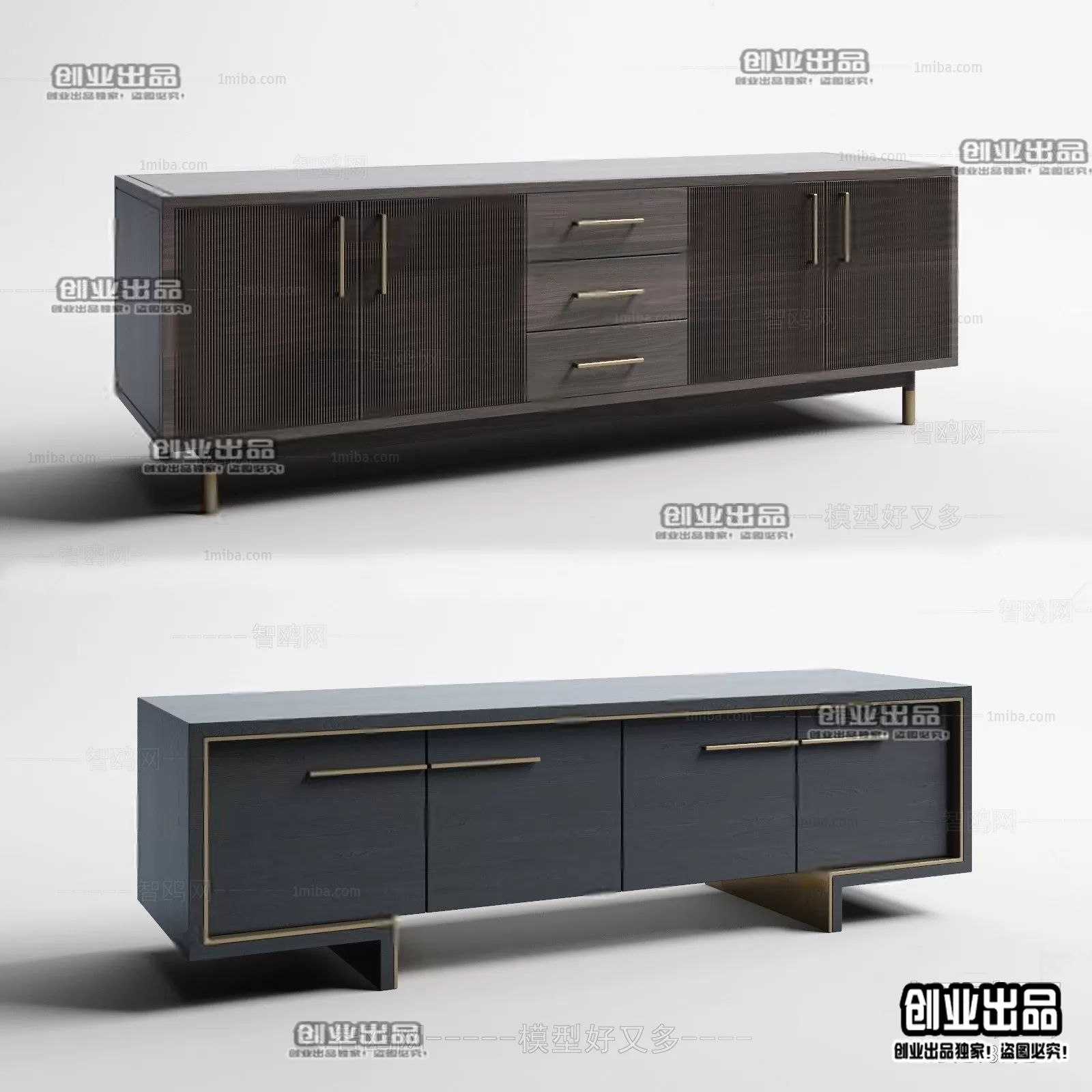 CABINET TV – A104 – FURNITURE 3D MODELS 2022 (VRAY)