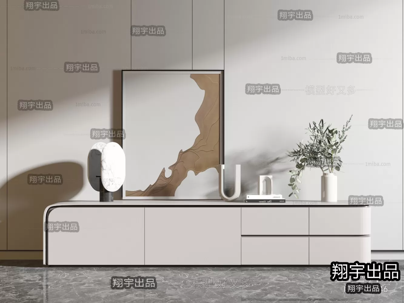 CABINET TV – A11 – FURNITURE 3D MODELS 2022 (VRAY)