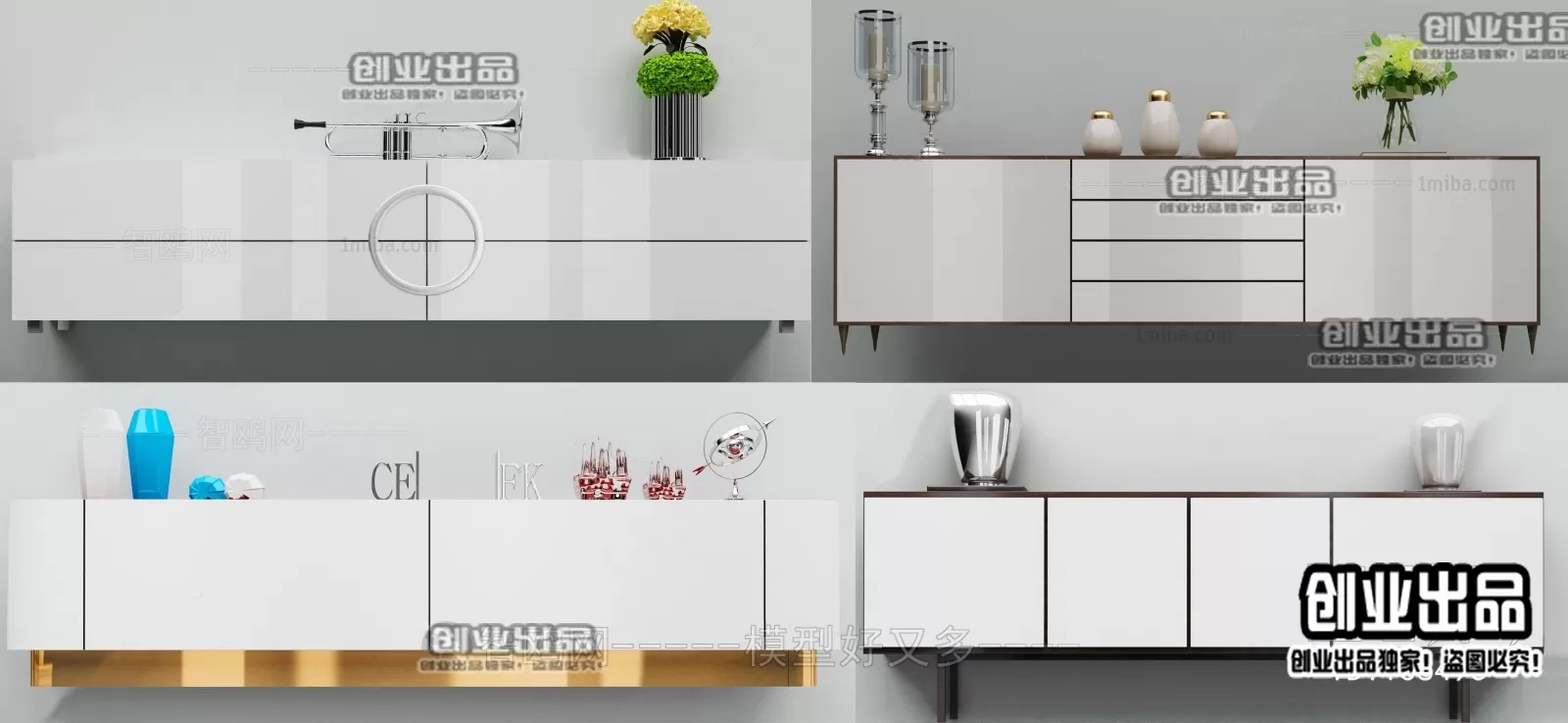 CABINET TV – A111 – FURNITURE 3D MODELS 2022 (VRAY)