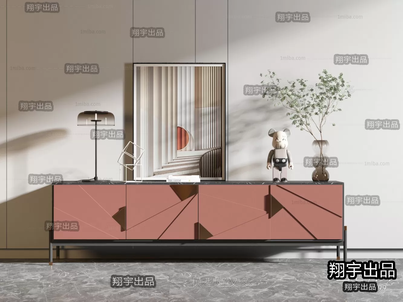 CABINET TV – A13 – FURNITURE 3D MODELS 2022 (VRAY)