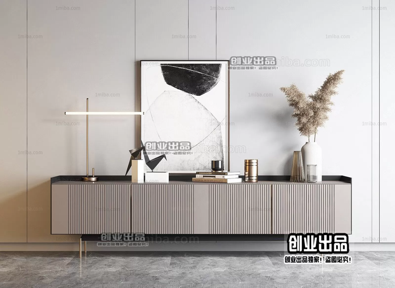CABINET TV – A28 – FURNITURE 3D MODELS 2022 (VRAY)
