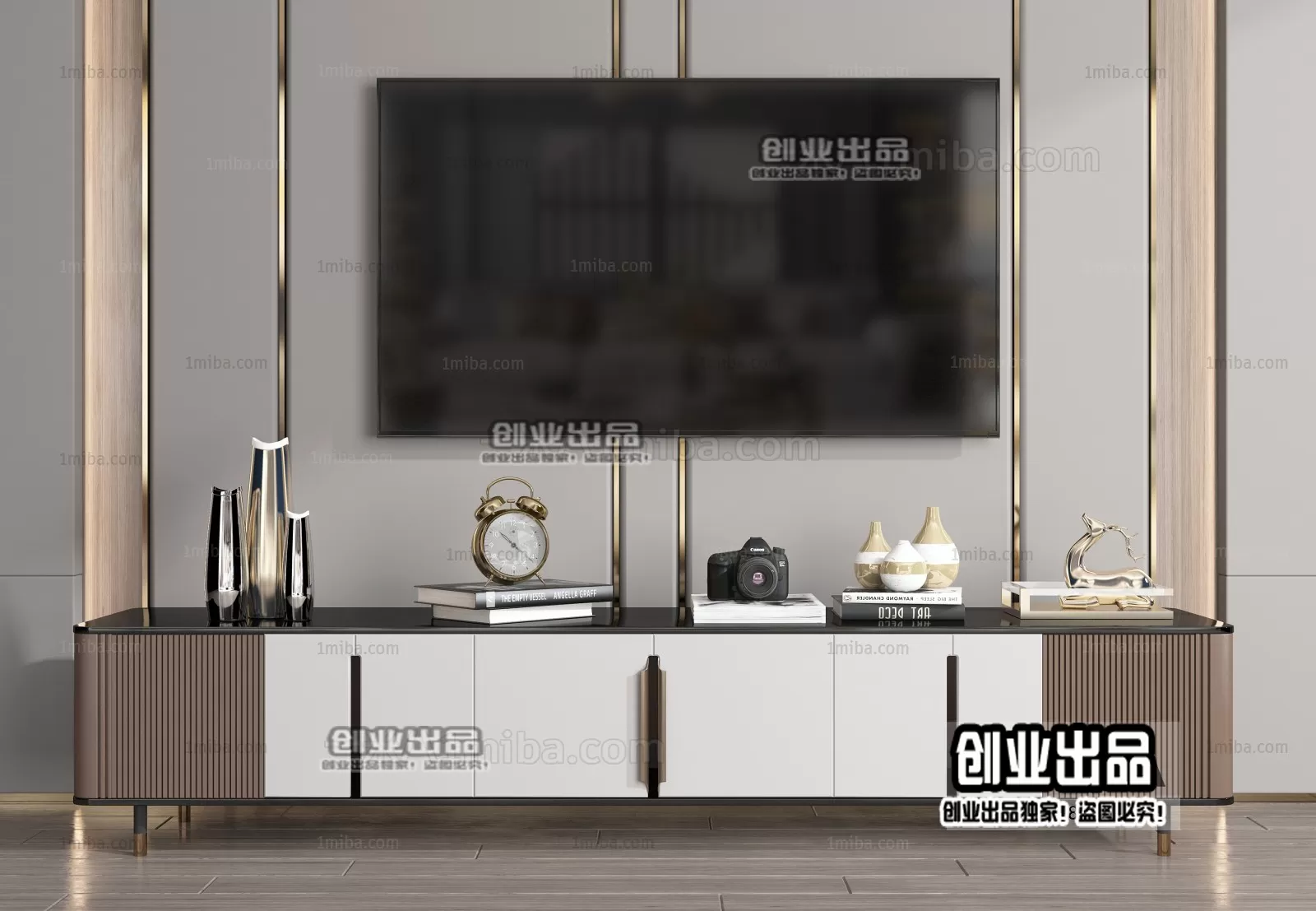 CABINET TV – A42 – FURNITURE 3D MODELS 2022 (VRAY)